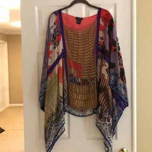 ETRO Milano Handkerchief Top 100% SILK